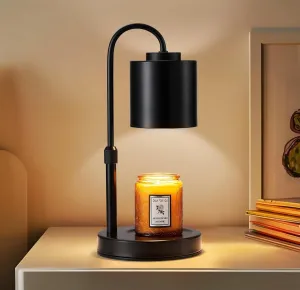 Modern Candle Lamp in Matte Black