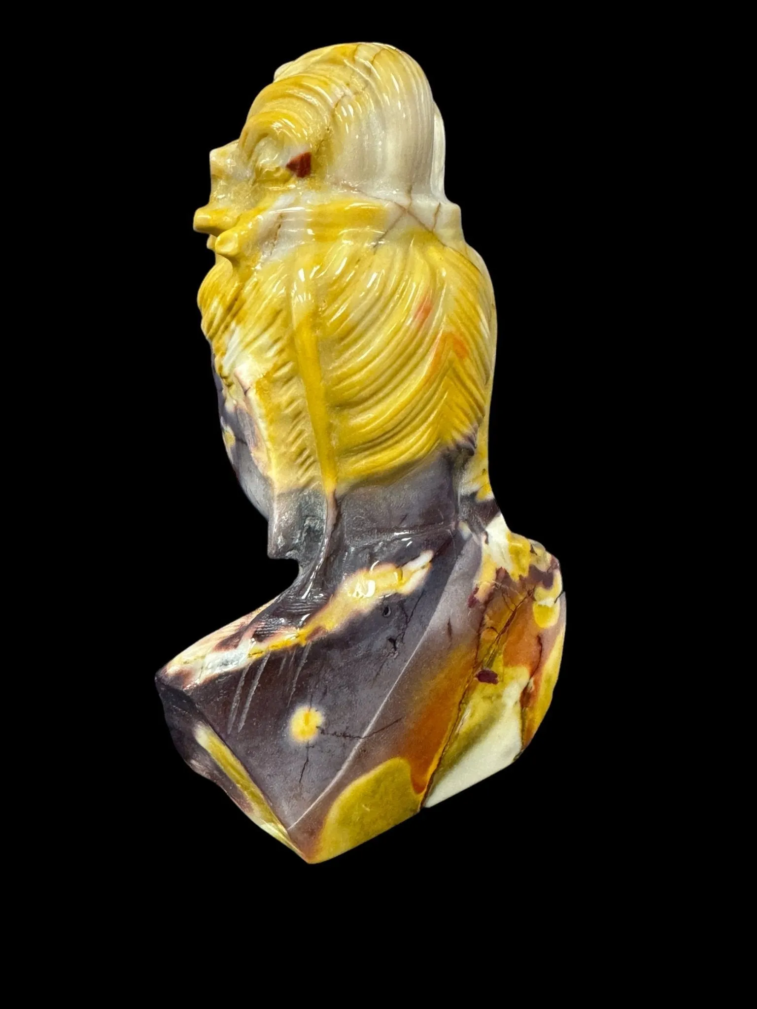 Mookaite Buddha / Bodhisattva Statue Carving