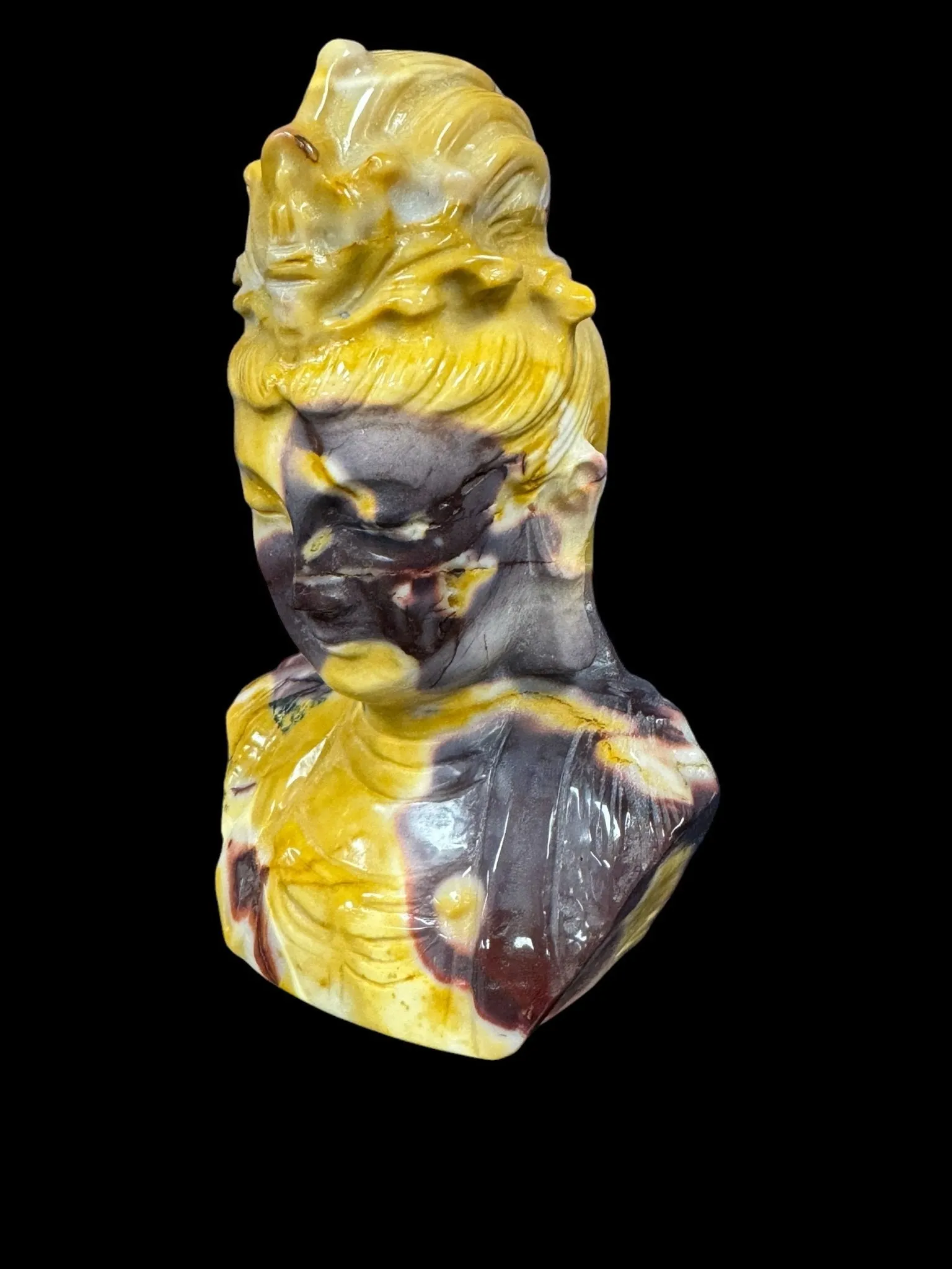 Mookaite Buddha / Bodhisattva Statue Carving