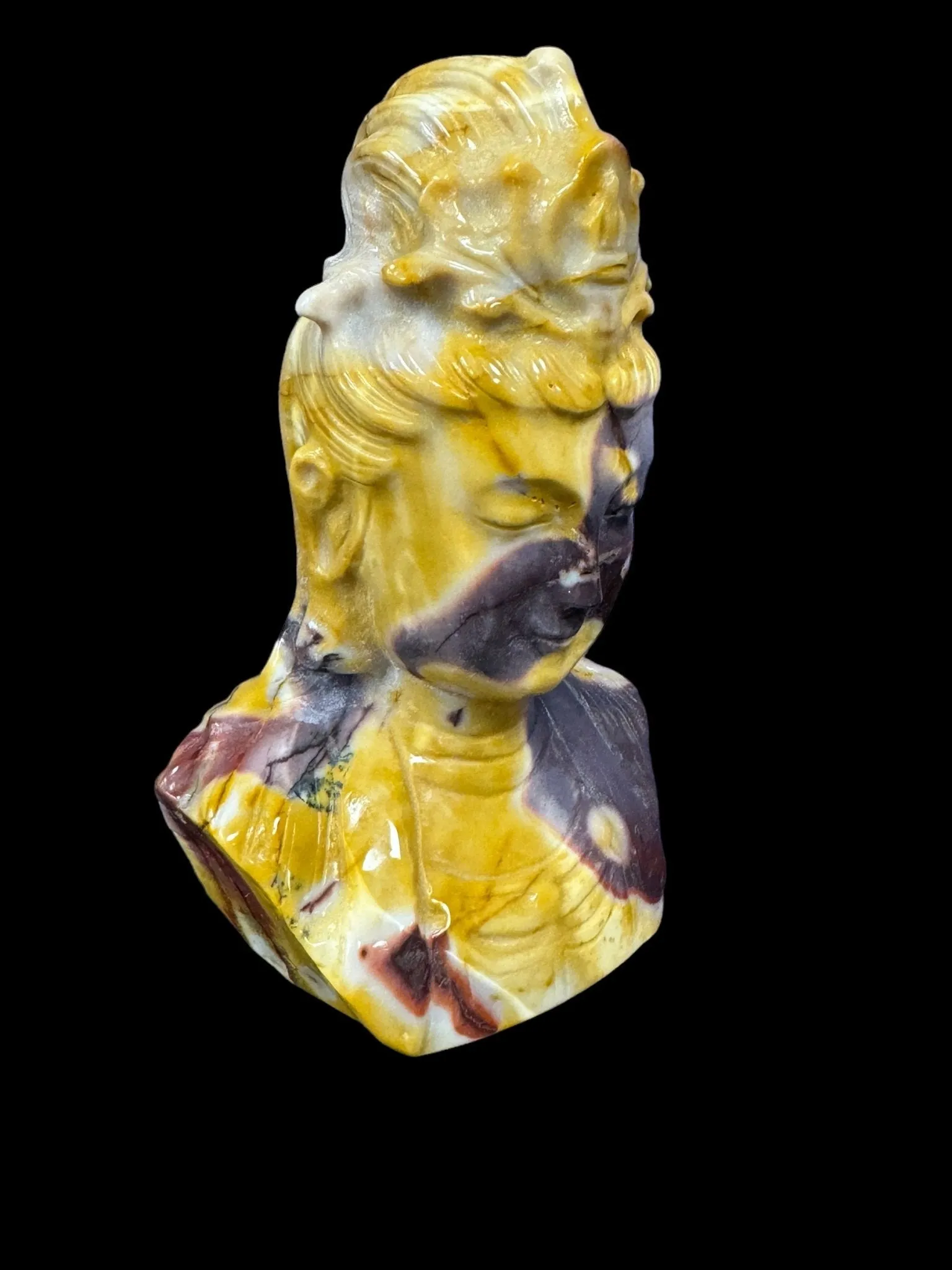 Mookaite Buddha / Bodhisattva Statue Carving