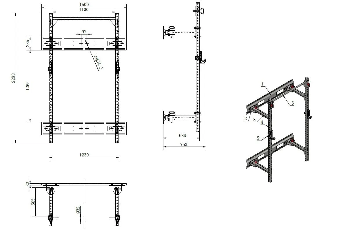MORGAN FOLD BACK WALL MOUNTED CROSS-FUNCTIONAL RIG