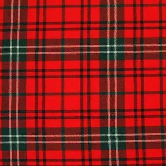Morrison Red Modern Tartan Pocket Square