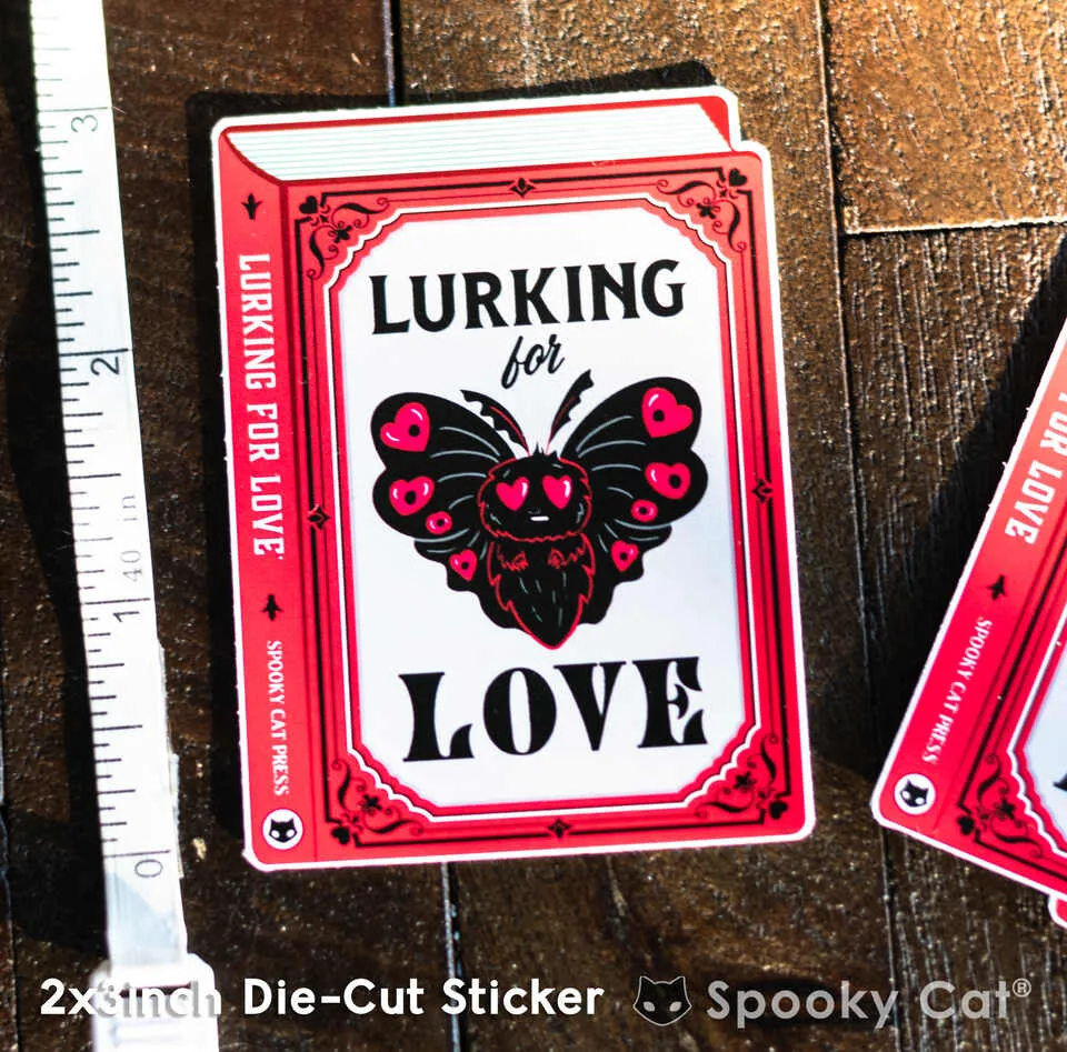 Mothman Book Diecut Sticker (3 Inch)