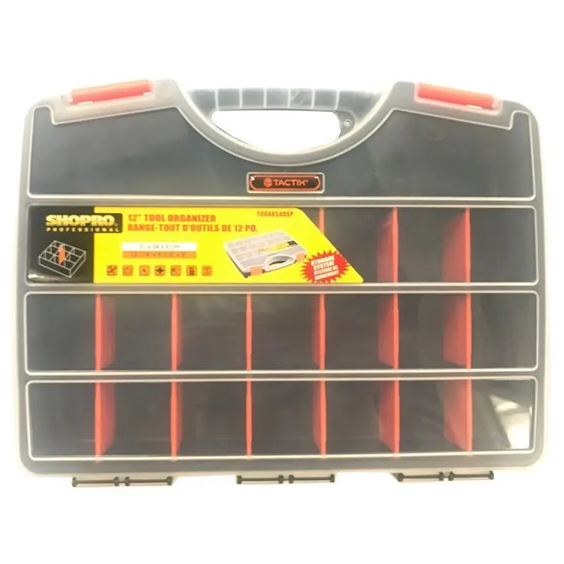 Multi-Compartment Plastic Tool Organizers
