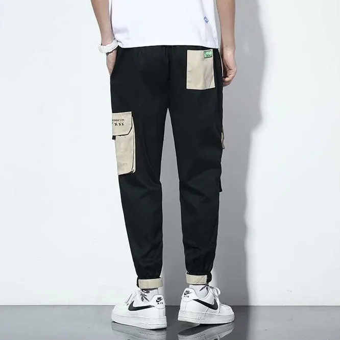 Multi Flap Pocket Tapered Pants M00005