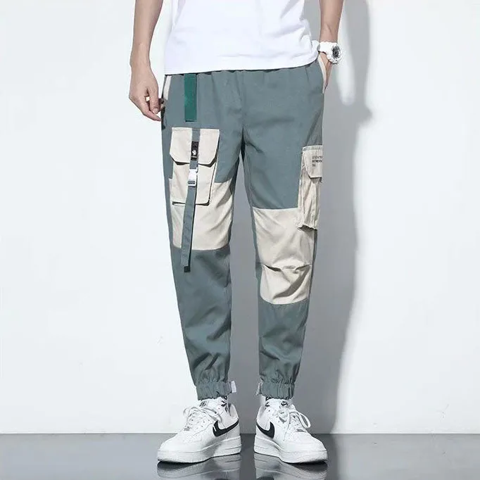Multi Flap Pocket Tapered Pants M00005