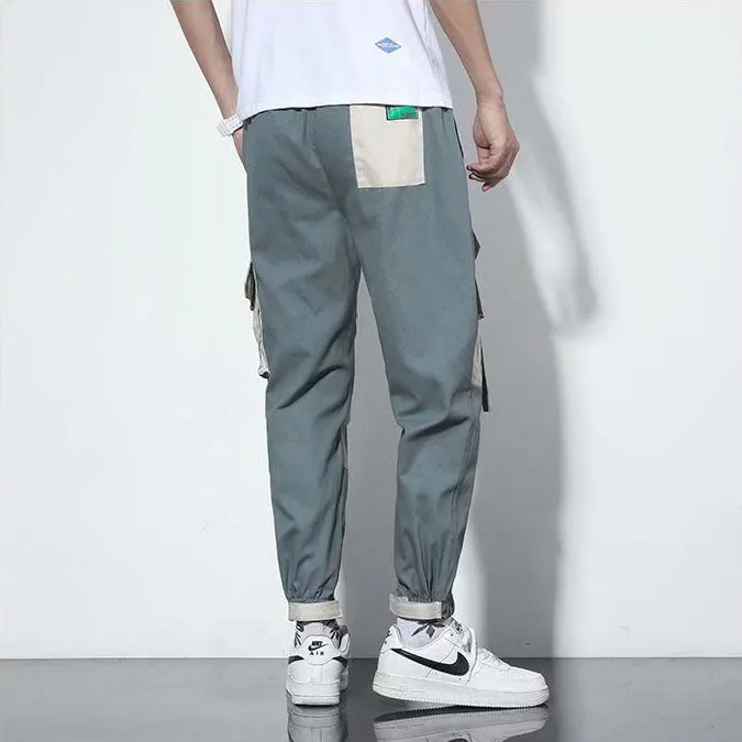 Multi Flap Pocket Tapered Pants M00005