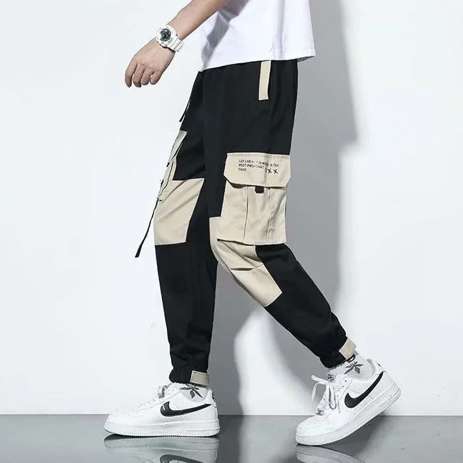 Multi Flap Pocket Tapered Pants M00005