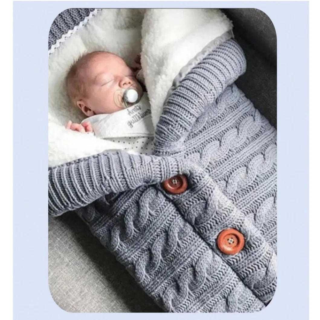 Multi-functional sleeping bag with twisted buttons
