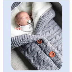 Multi-functional sleeping bag with twisted buttons