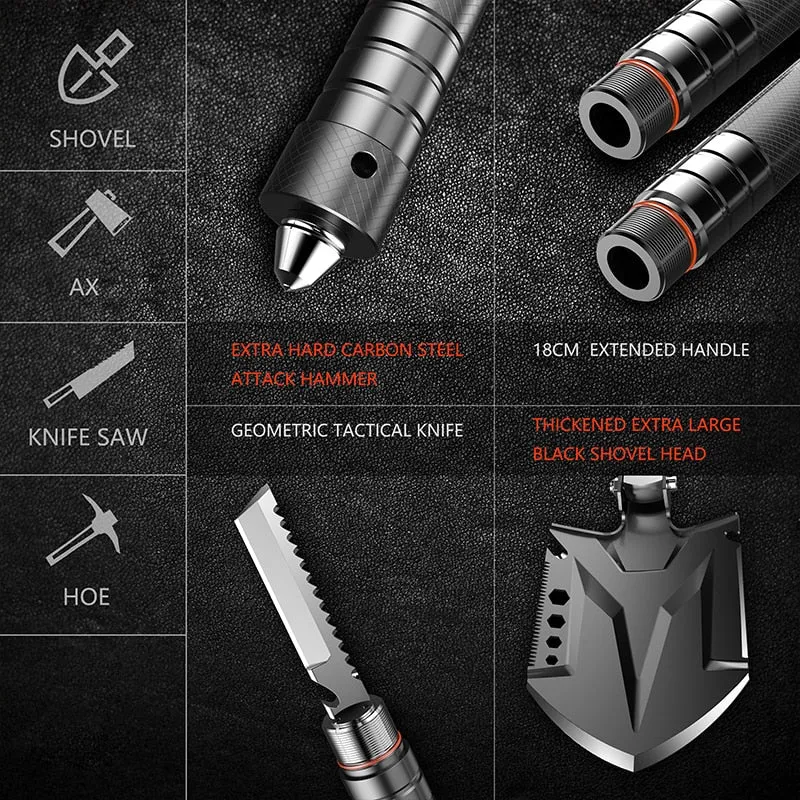 Multi-Functional Survival Shovel