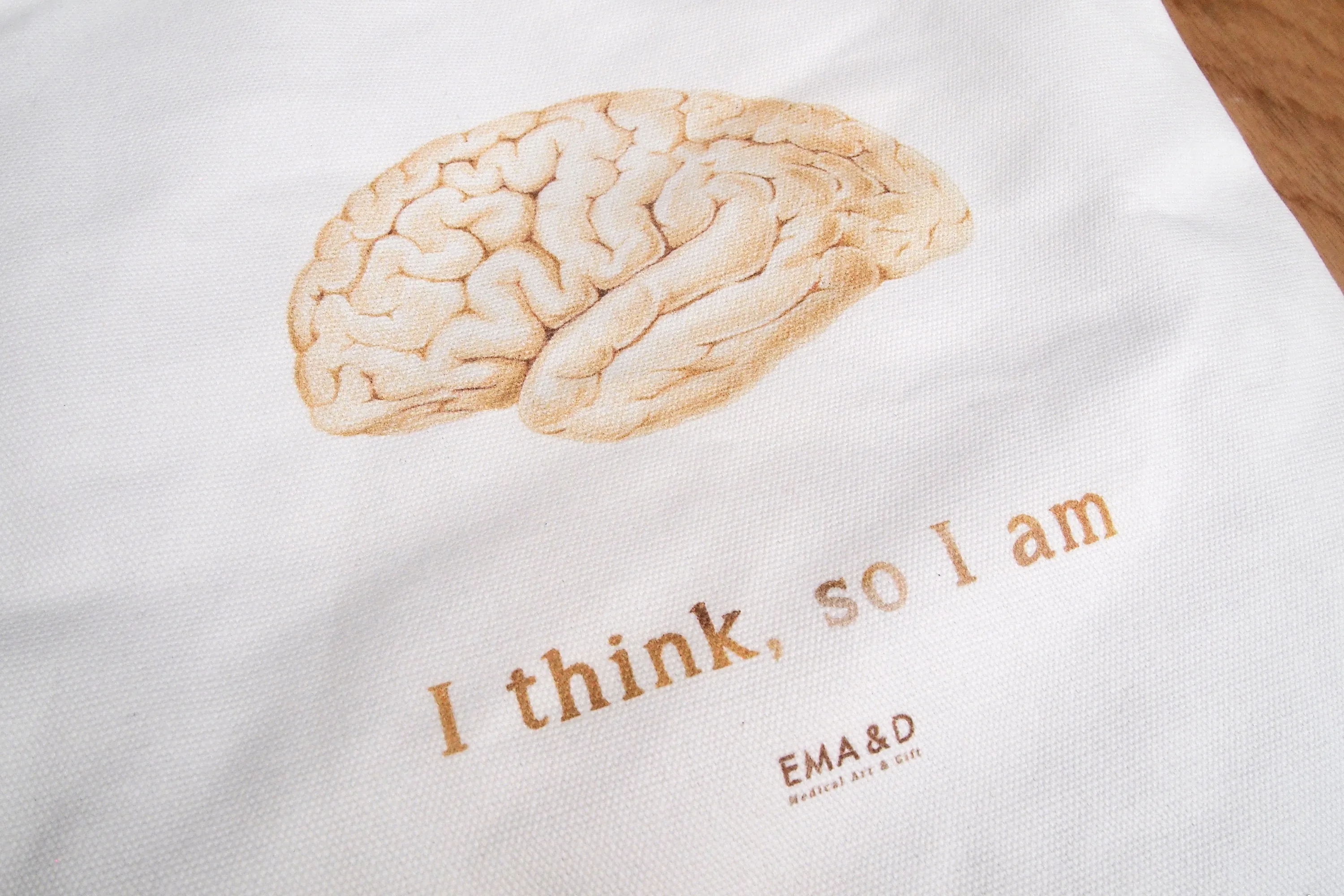 Multi Pocket Canvas Bag - Brain
