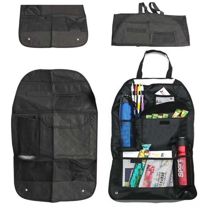 Multi-Pocket Car Seat Back Organizer