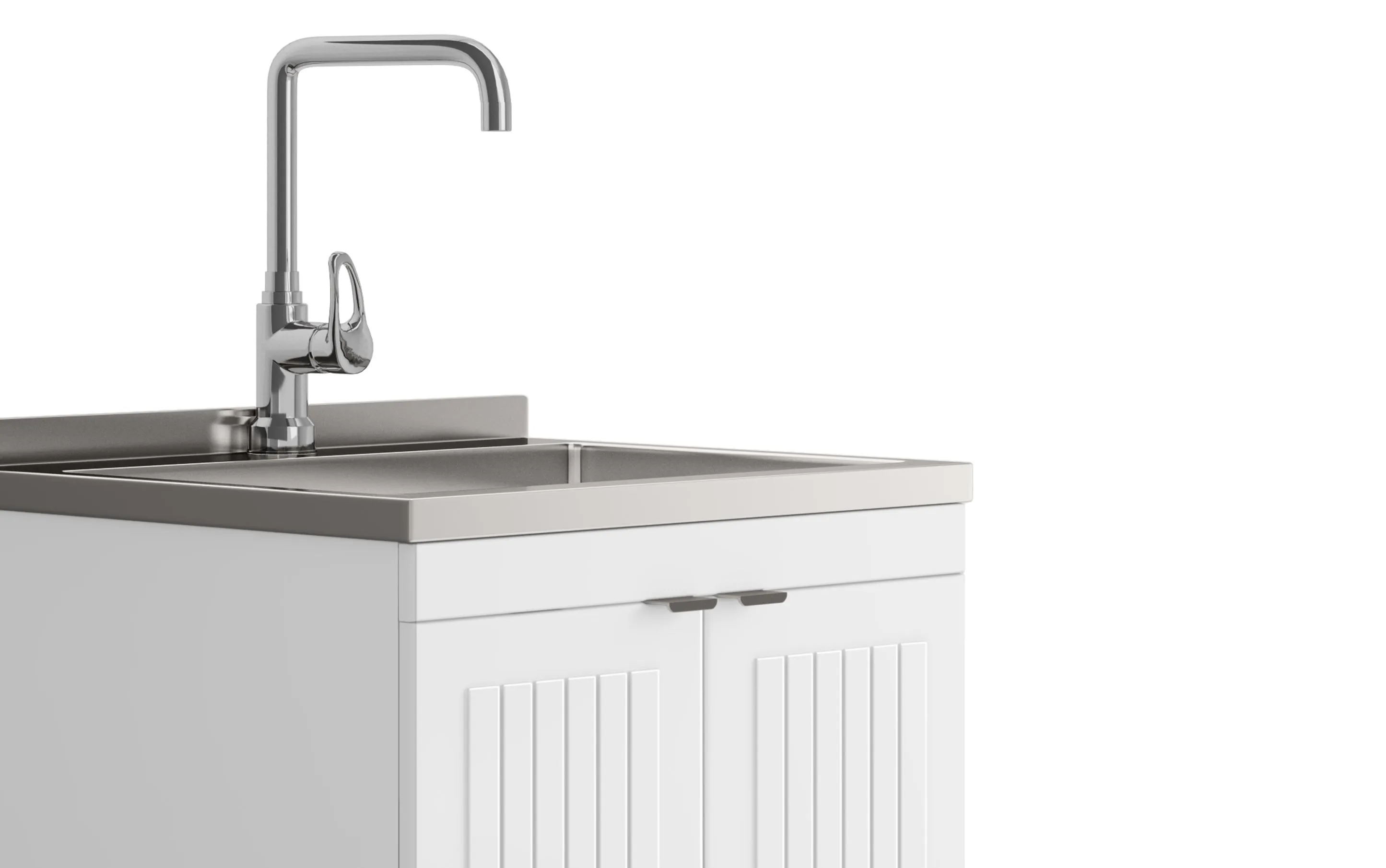 Murphy All-In-One 24-inch Laundry Utility Sink and Cabinet