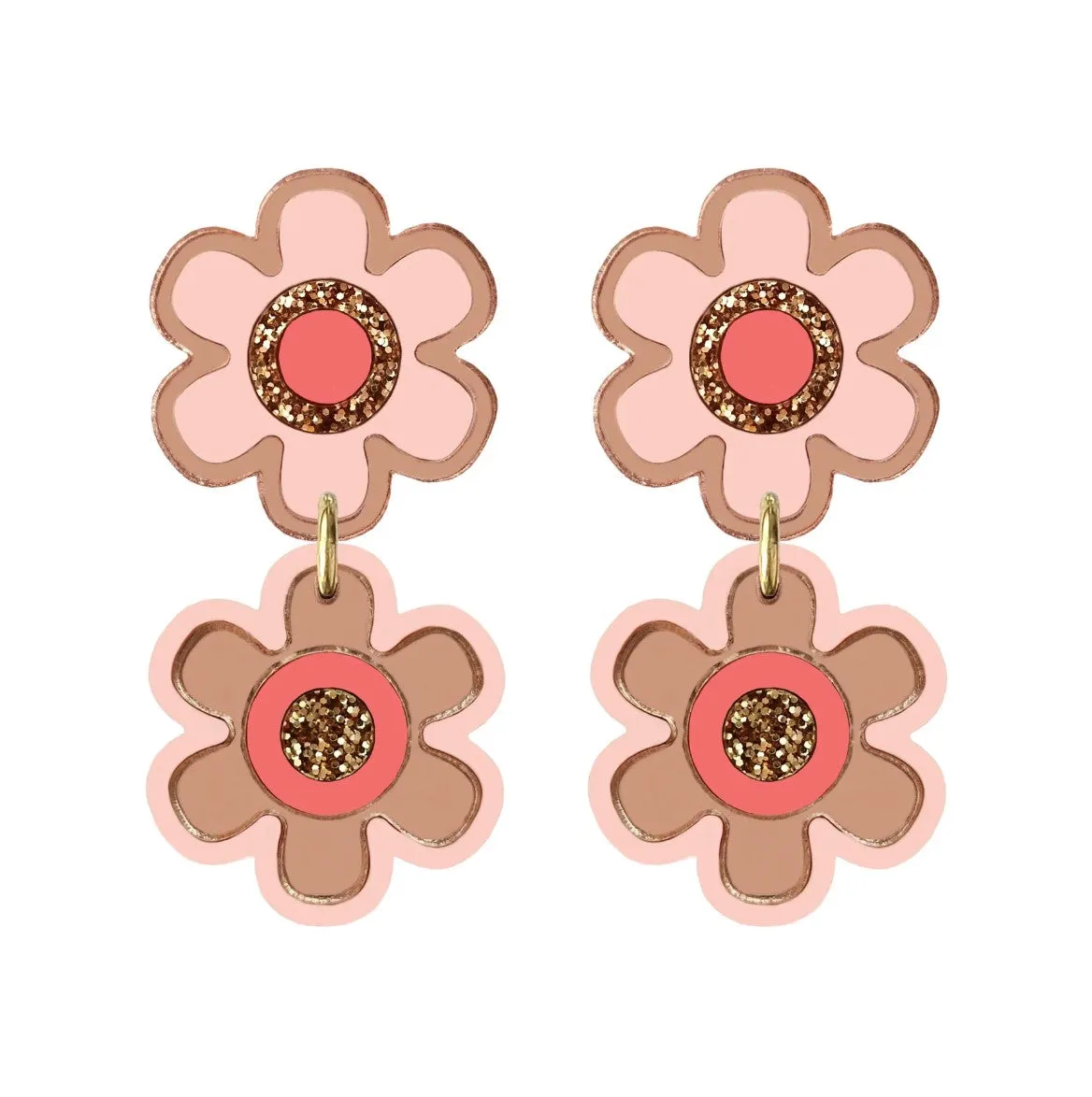 Natalie Lea Owen - Double Flower Earrings