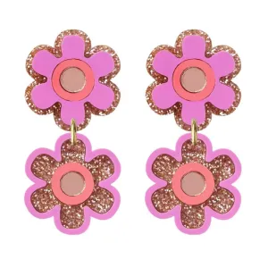 Natalie Lea Owen - Double Flower Earrings