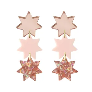 Natalie Lea Owen - Triple Star Earrings