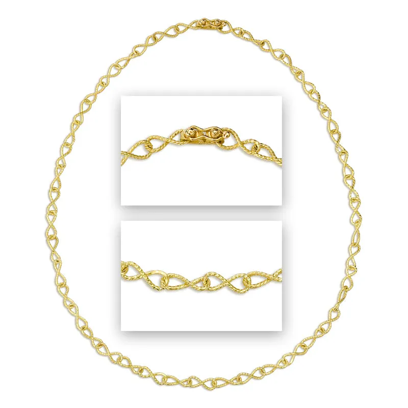 Natura NL2 | 18K Gold Custom Length Necklace | Handmade in Italy | Via Orefici