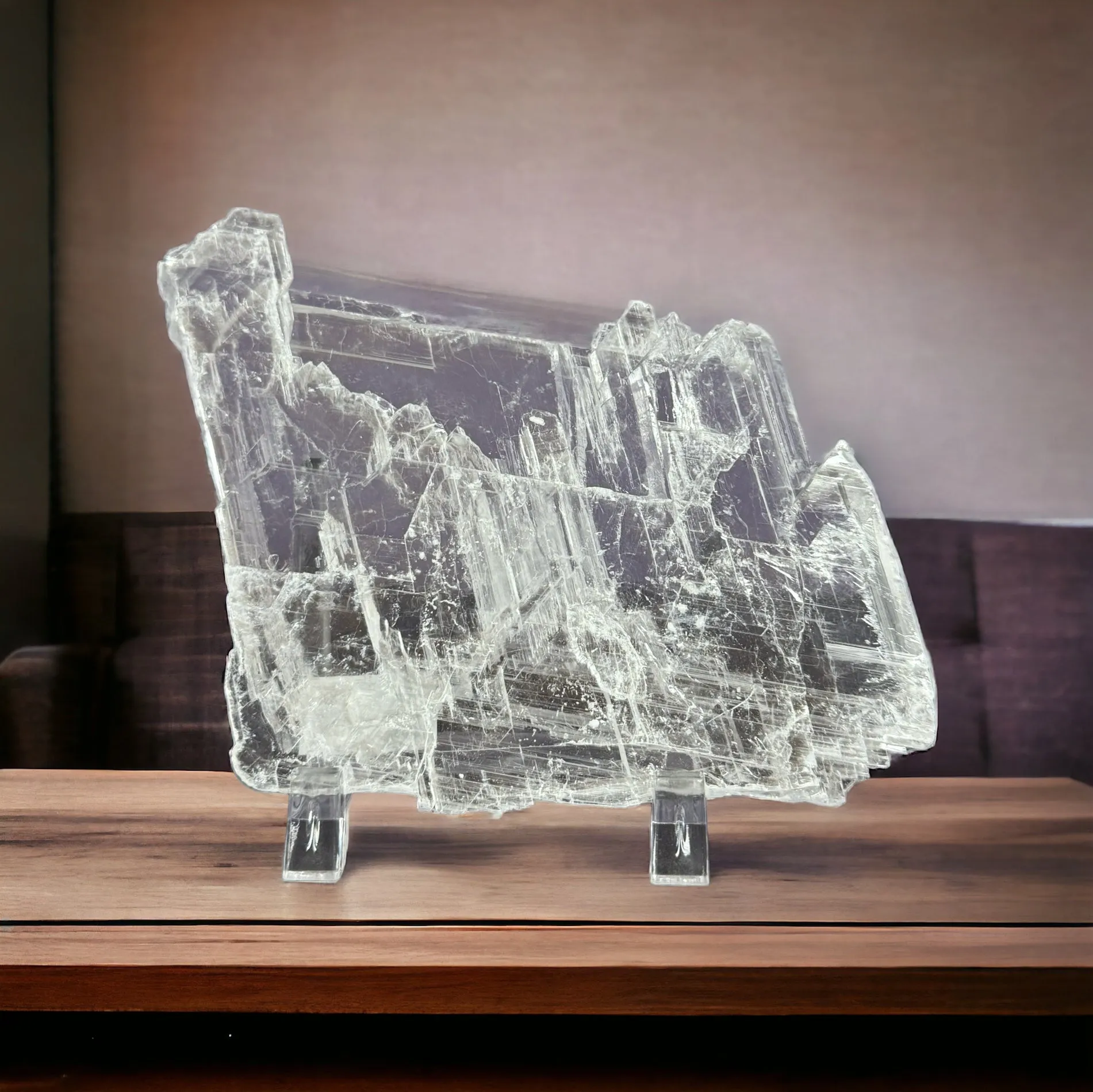 Natural Brazilian Selenite Slab