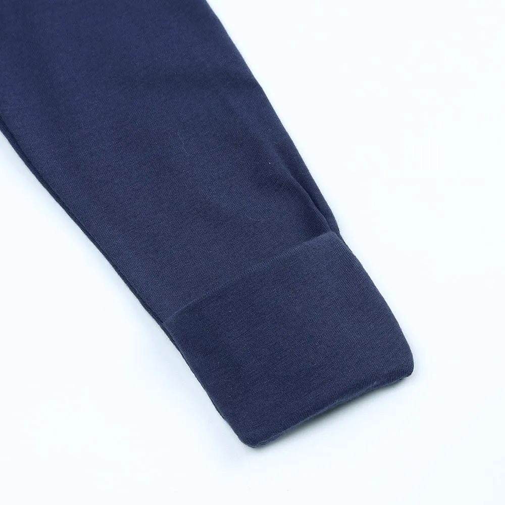 Navy Blue Zip Sleepsuit