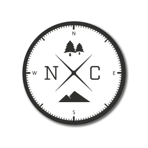 NC Compass Magnet
