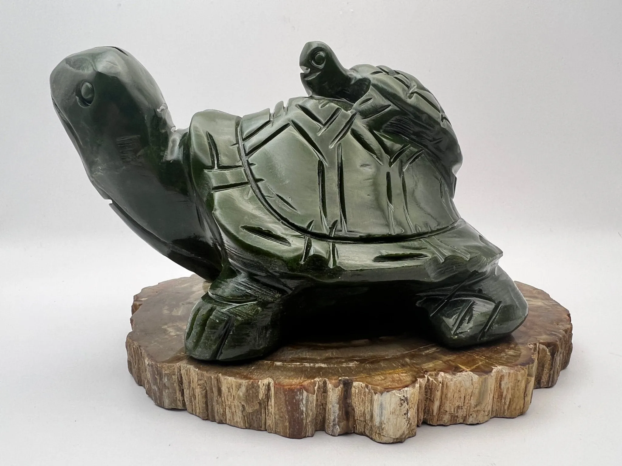 Nephrite Jade Turtle Carving