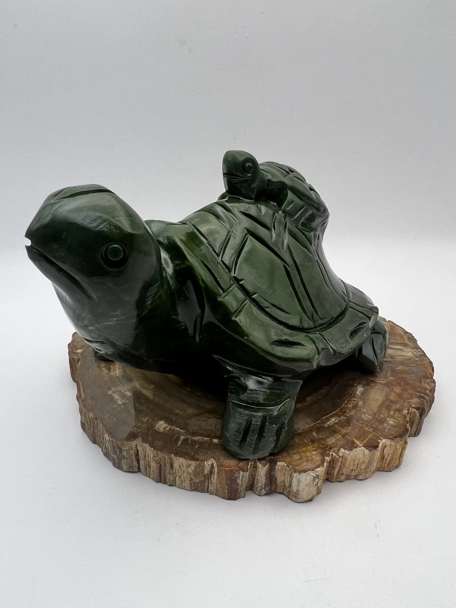 Nephrite Jade Turtle Carving