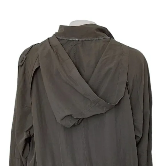 New! Free People Windswept Windbreaker Jacket Baggy Hooded Gorpcore Grunge