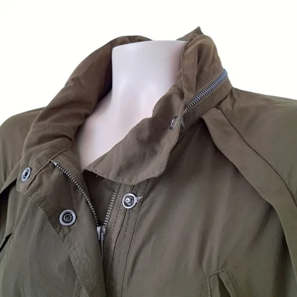 New! Free People Windswept Windbreaker Jacket Baggy Hooded Gorpcore Grunge