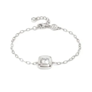 Nomination Domina Bracelet, Square, Cubic Zirconia, Silver