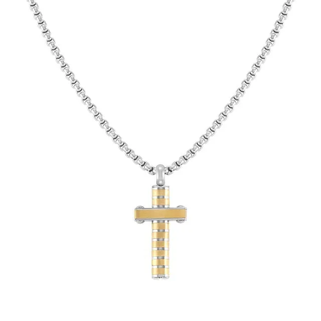 Nomination Strong Necklace, Cross, Stainless Steel