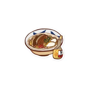 Okinawa Soba Waterproof Sticker
