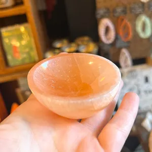Orange Selenite Bowl