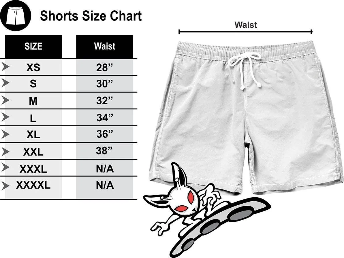 Orange Water Shorts
