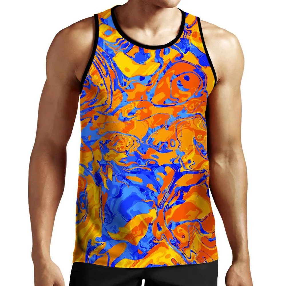 Orange Water Tank Top