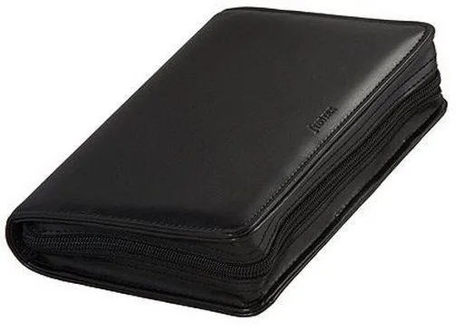 Organizer Filofax Non Datato Metropol con Chiusura a Zip Personal Nero