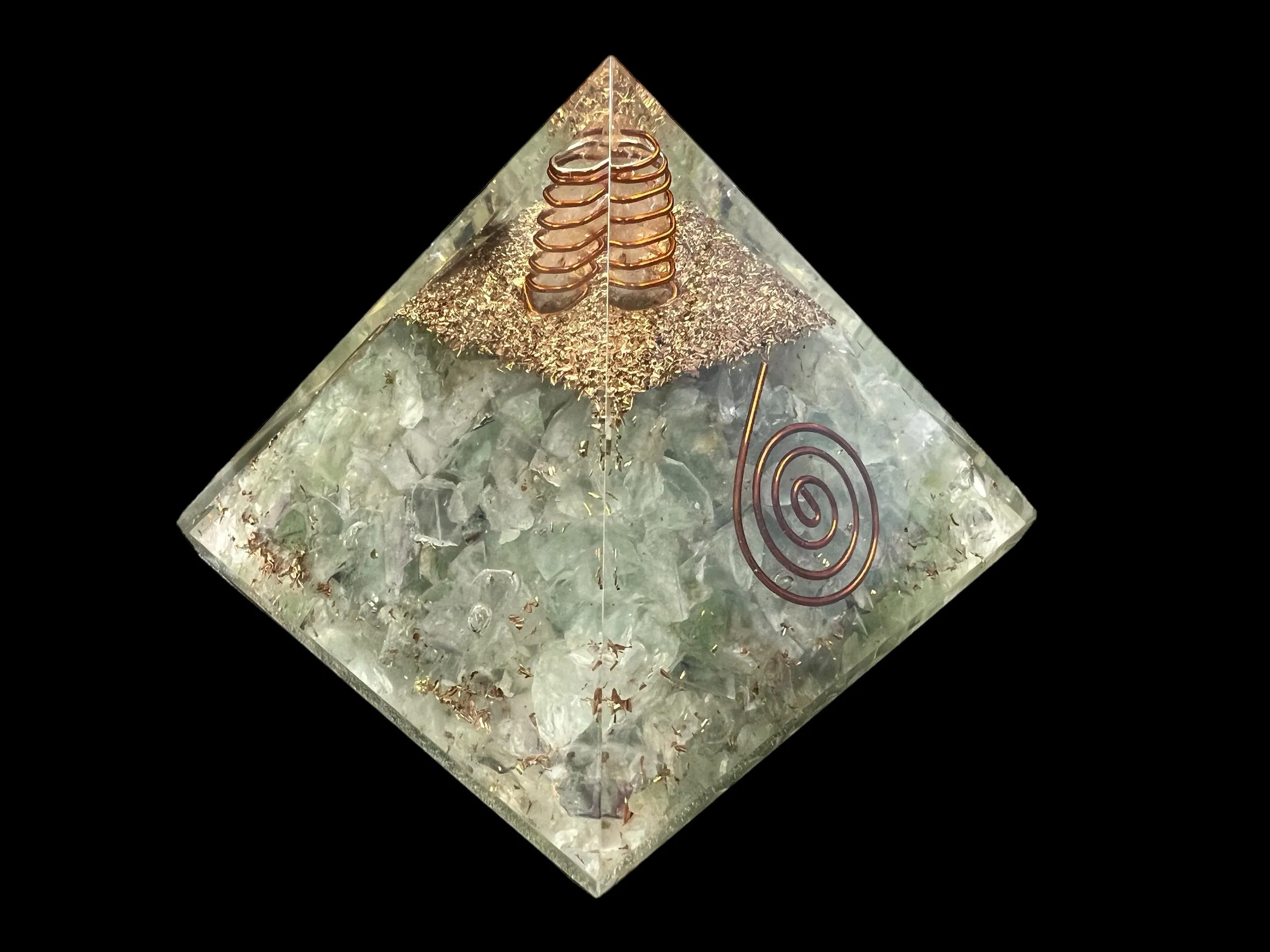 Orgonite Gemstone Pyramid - 3 inch