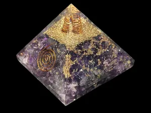 Orgonite Gemstone Pyramid - 3 inch