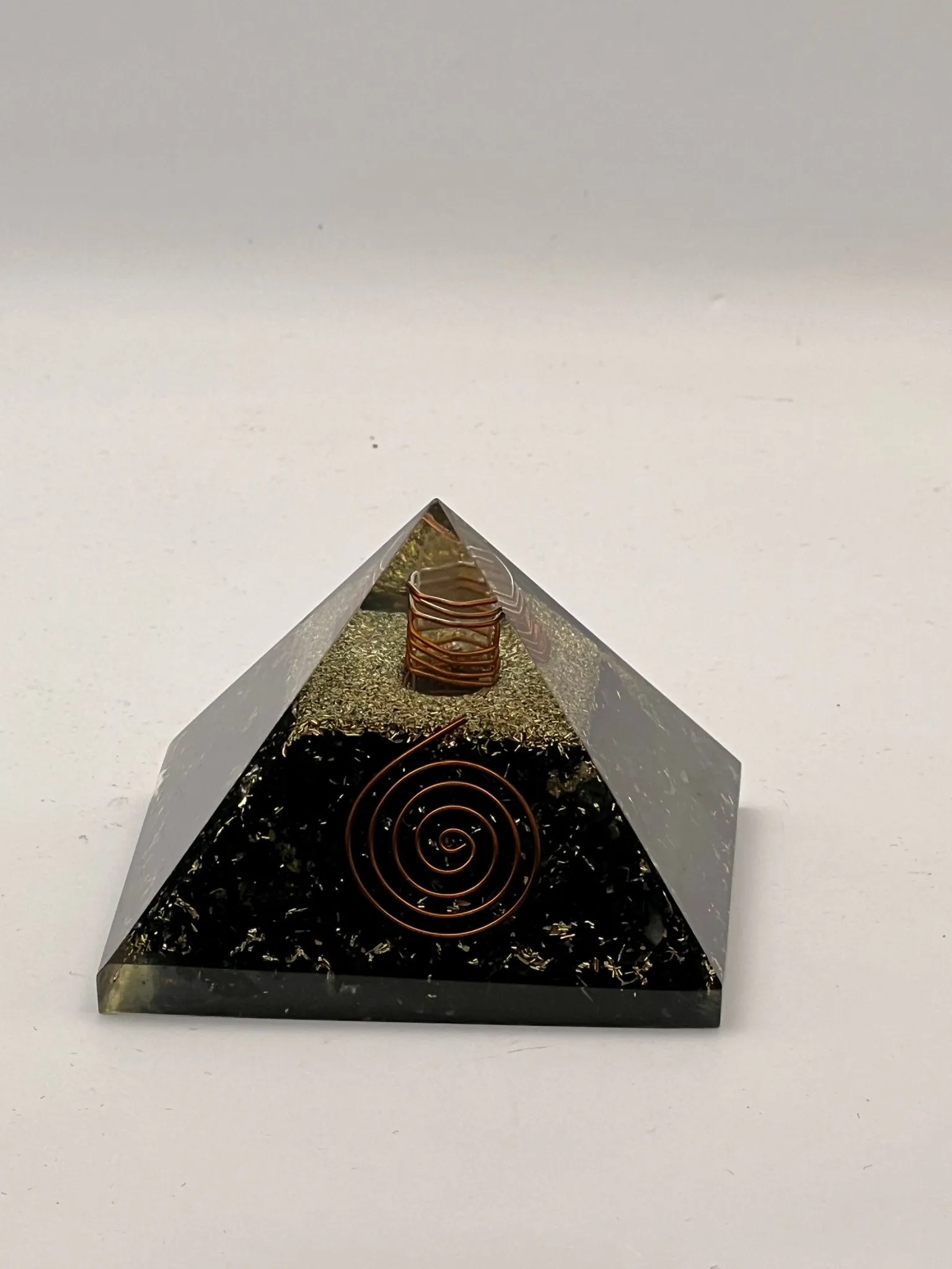 Orgonite Gemstone Pyramid - 3 inch