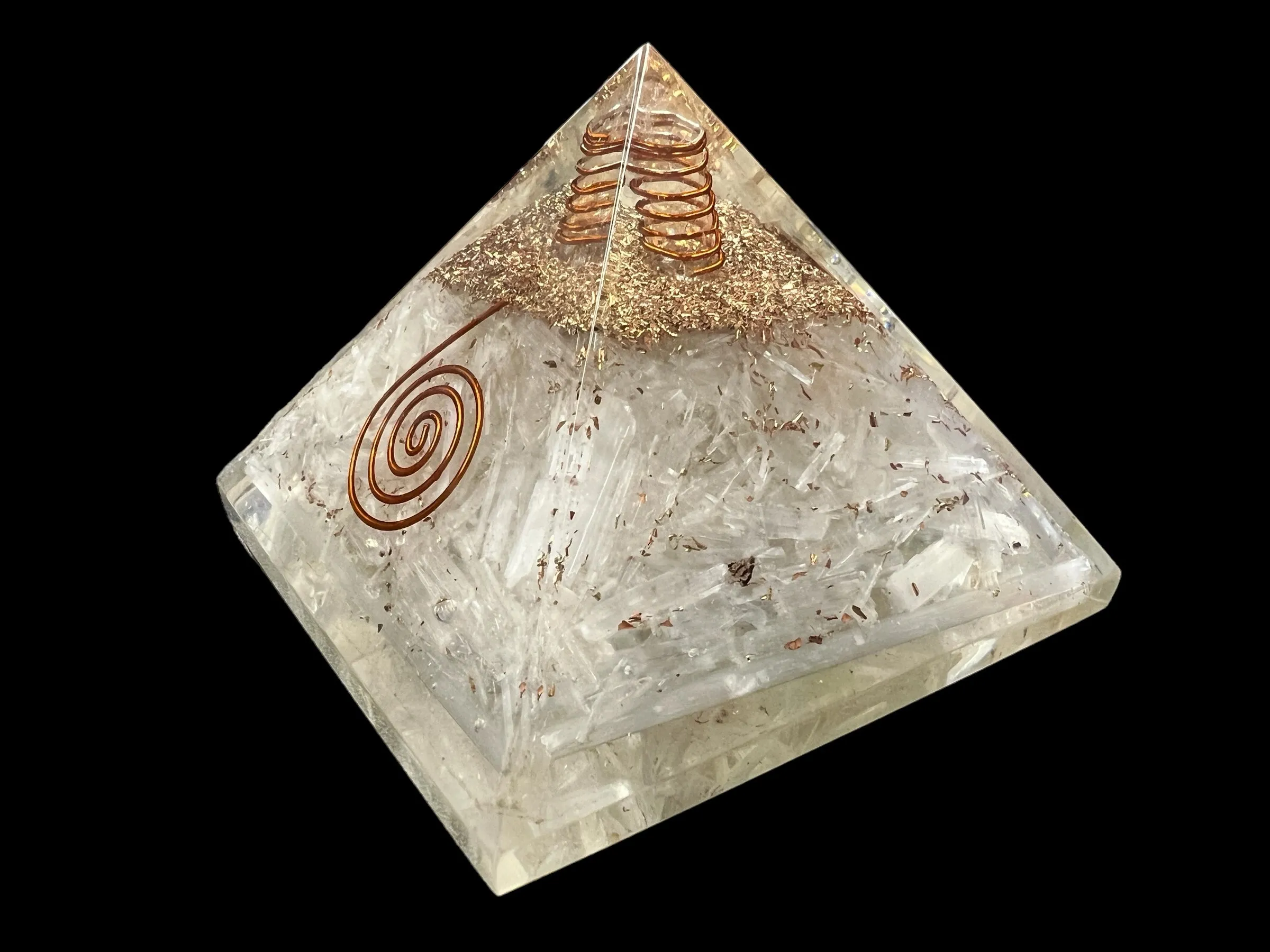 Orgonite Gemstone Pyramid - 3 inch