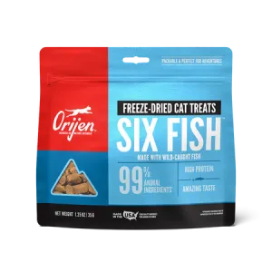Orijen Freeze Dried Cat Treats-6 Fish : 1.25 oz