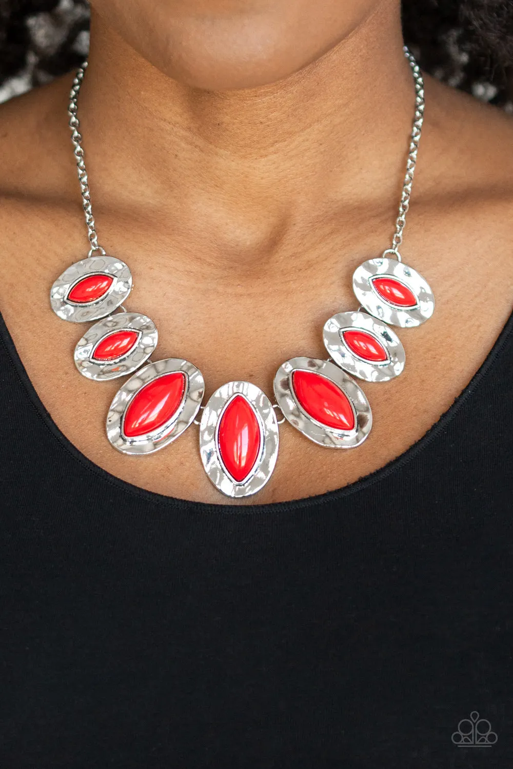 Paparazzi Accessories - Terra Color - Red Necklace