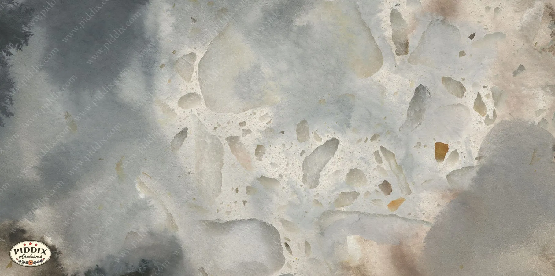 PDXC24374a 2x1 Ratio -- Terrazzo Watercolor