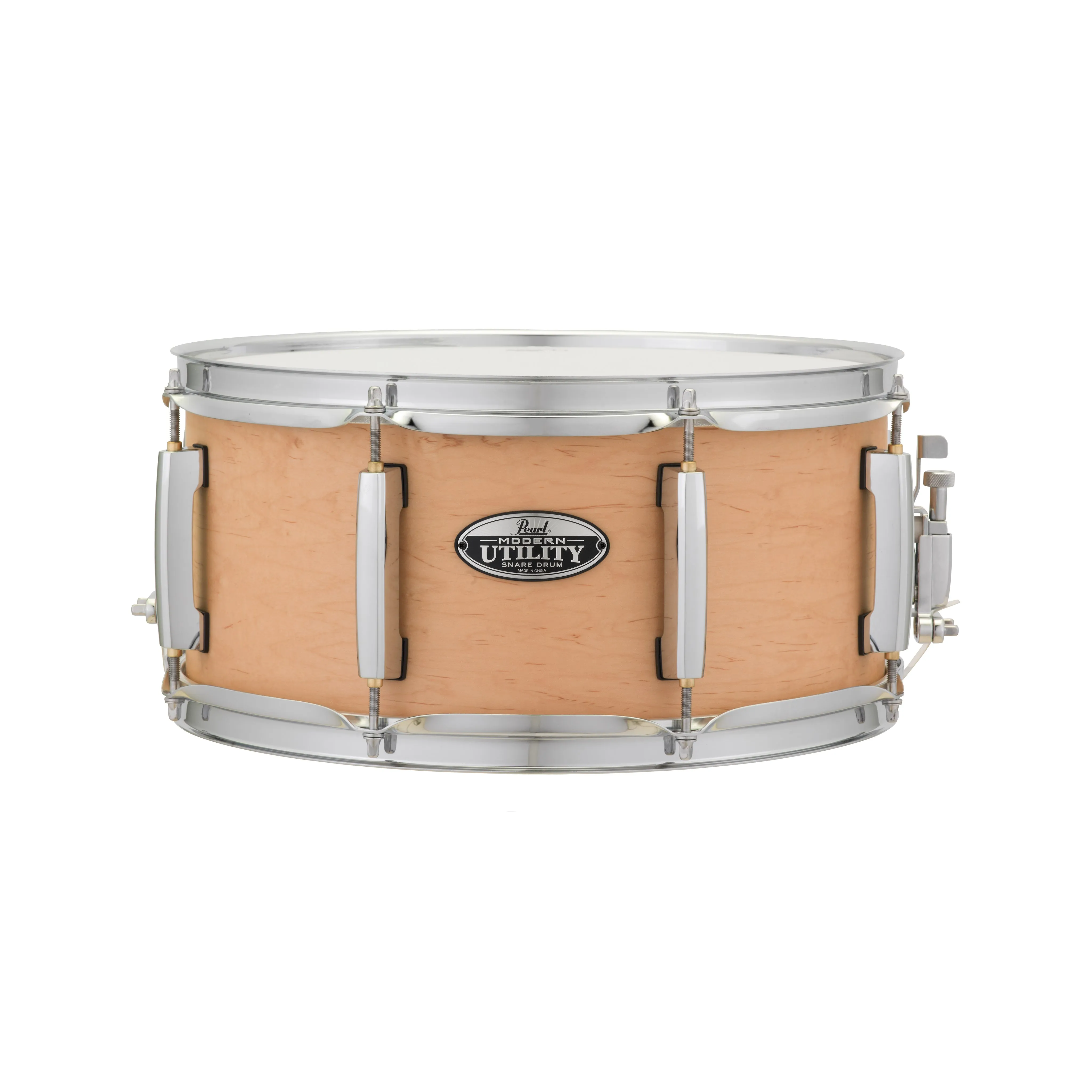 Pearl MUS1465M-224 14x6.5inch Modern Utility Maple Snare Drum, Matte Natural