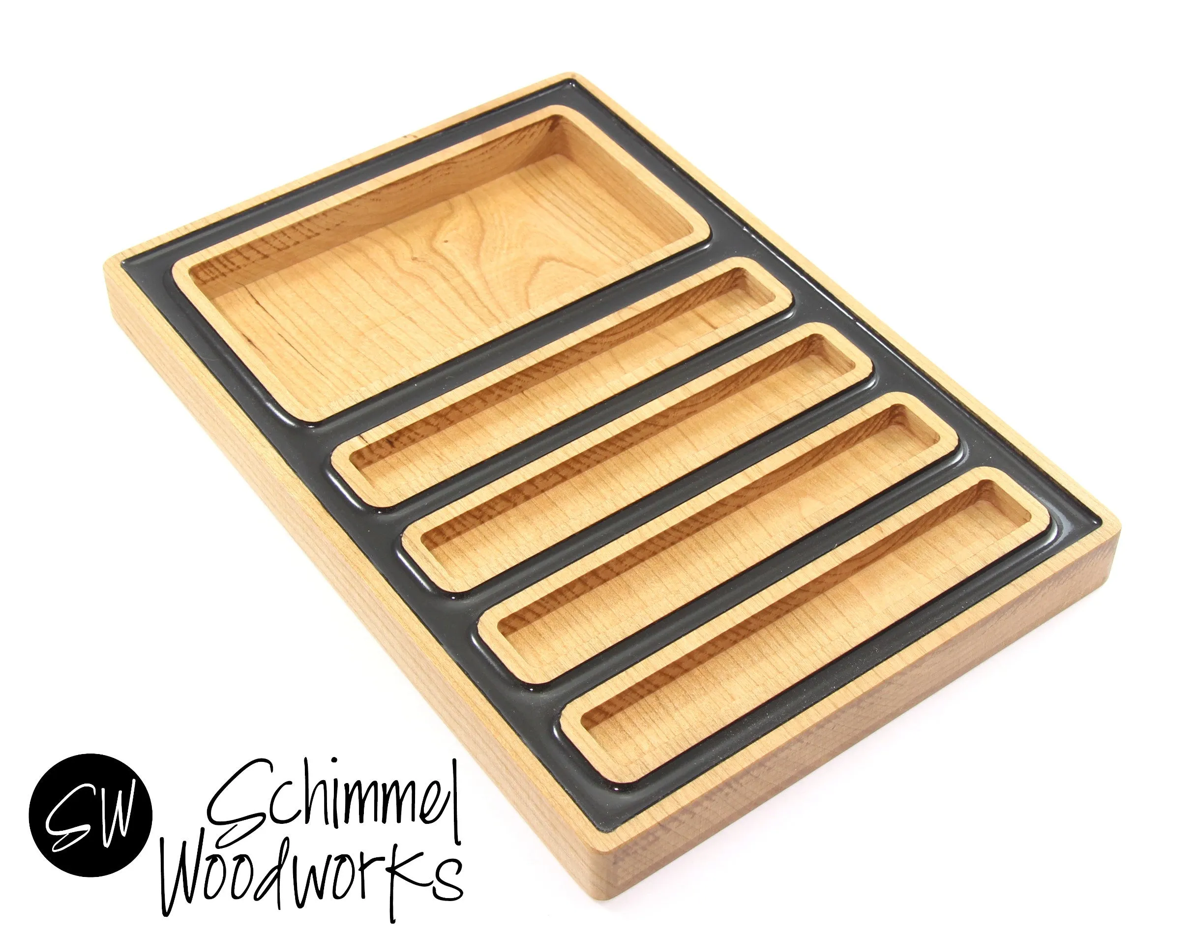 Pen Tray & Desk Organizer - Black Pearl