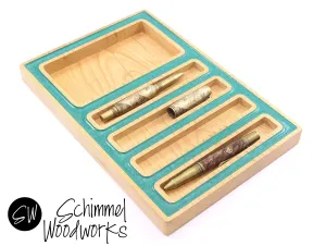 Pen Tray & Desk Organizer - Pearl Teal