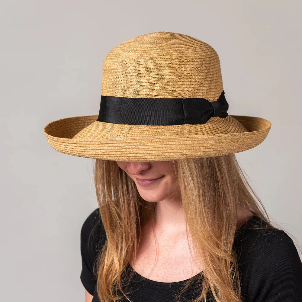 Peter Beaton Sconset, Medium Brim - Packable Straw, Natural