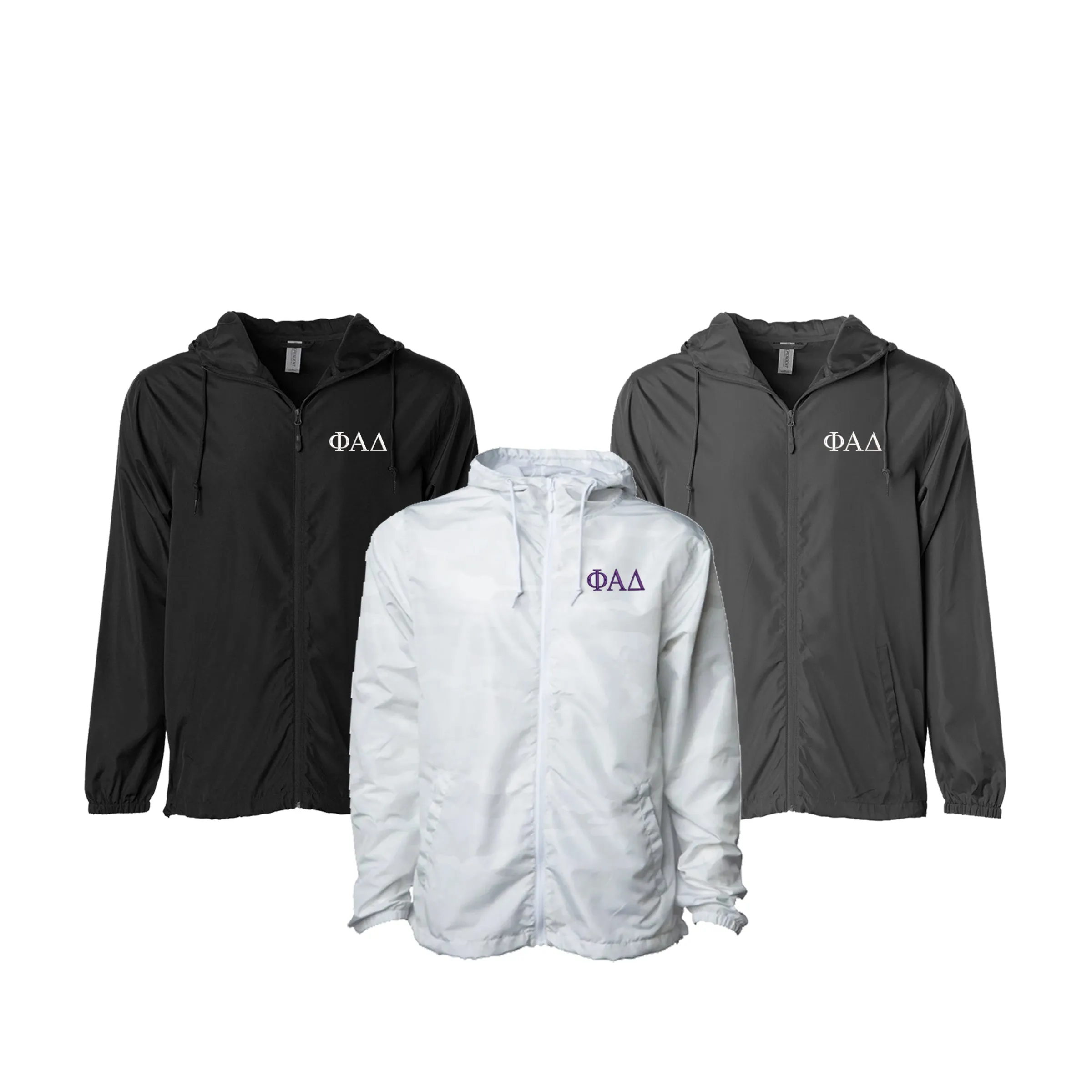 Phi Alpha Delta Windbreaker Jacket - Letters