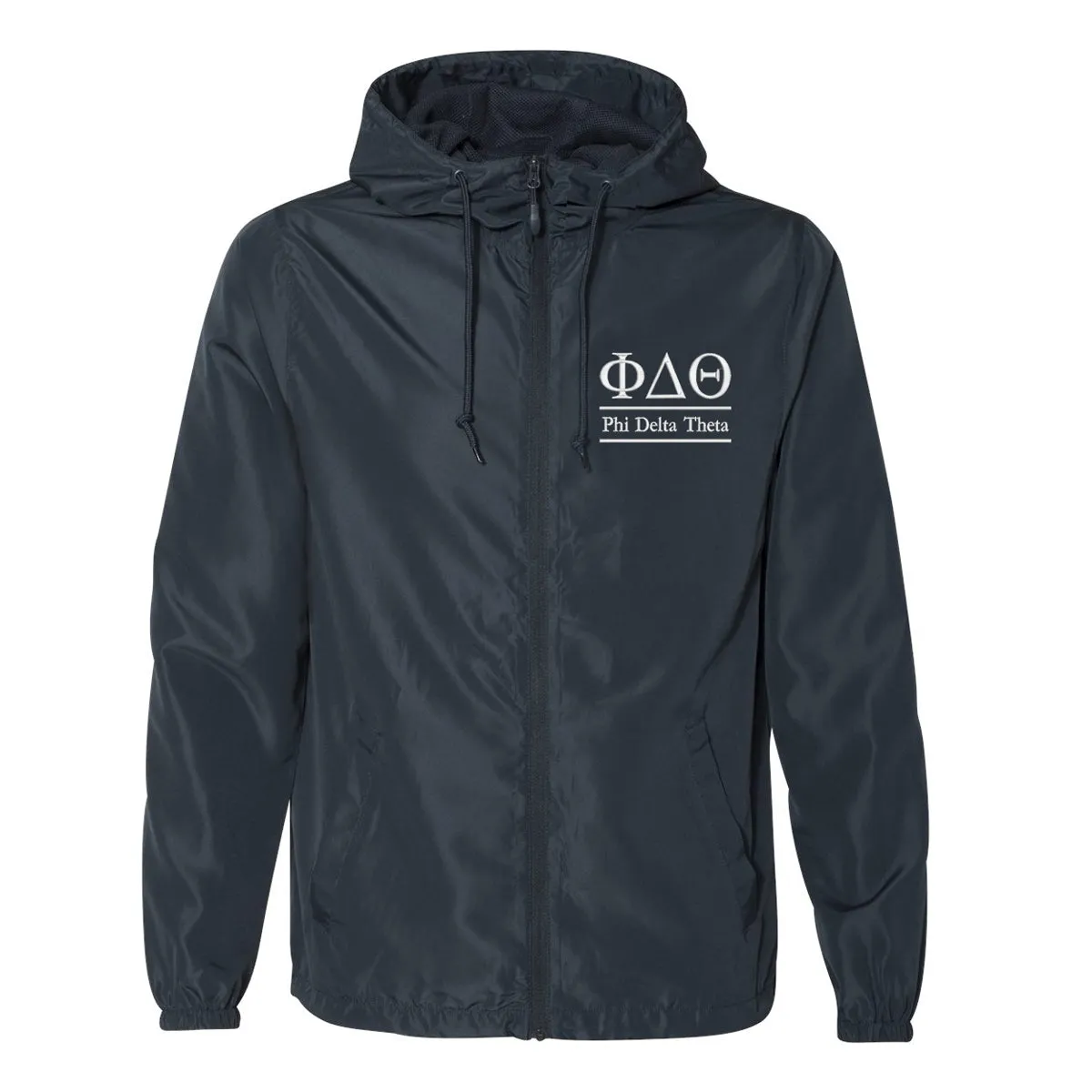Phi Delta Theta Full Zip Windbreaker