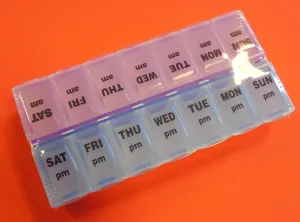 Pill Organizer Twice-a-day